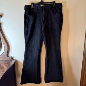 Universal Thread Black Flare & Wide Leg Jeans